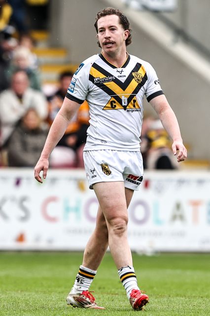 Tom Weaver of Castleford Tigers in action during the Betfred Super League round 12 match York Knights vs Castleford Tigers at LNER Community Stadium, York, United Kingdom on 16 May 2026

(Photo by Alfie Cosgrove/News Images)
