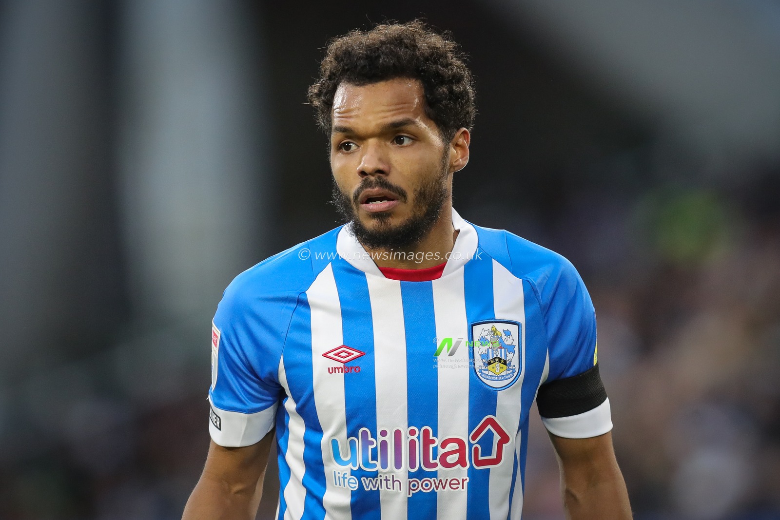 Duane Holmes #19 of Huddersfield Town during the Sky Bet Championship match Huddersfield Town vs Luton Town at John Smith's Stadium, Huddersfield, United Kingdom, 1st January 2023

(Photo by James Heaton/News Images)