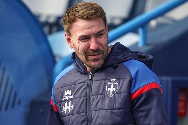 Wakefield Trinity Assistant Coach Michael Shenton arrives during the Betfred Super League Round 2 match Huddersfield Giants vs Wakefield Trinity at Accu Stadium, Huddersfield, United Kingdom on 22 February 2026

(Photo by Mark Cosgrove/News Images)