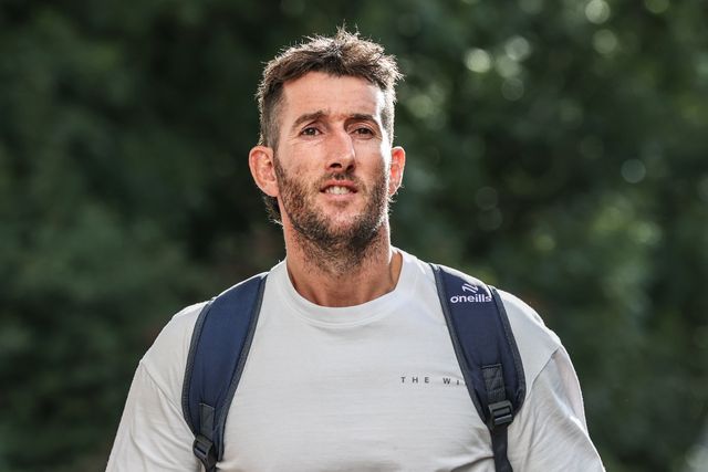 Stefan Ratchford of Warrington Wolves arrives during the Betfred Super League Round 26 match Hull FC vs Warrington Wolves at MKM Stadium, Hull, United Kingdom, 13th September 2025

(Photo by Alfie Cosgrove/News Images)