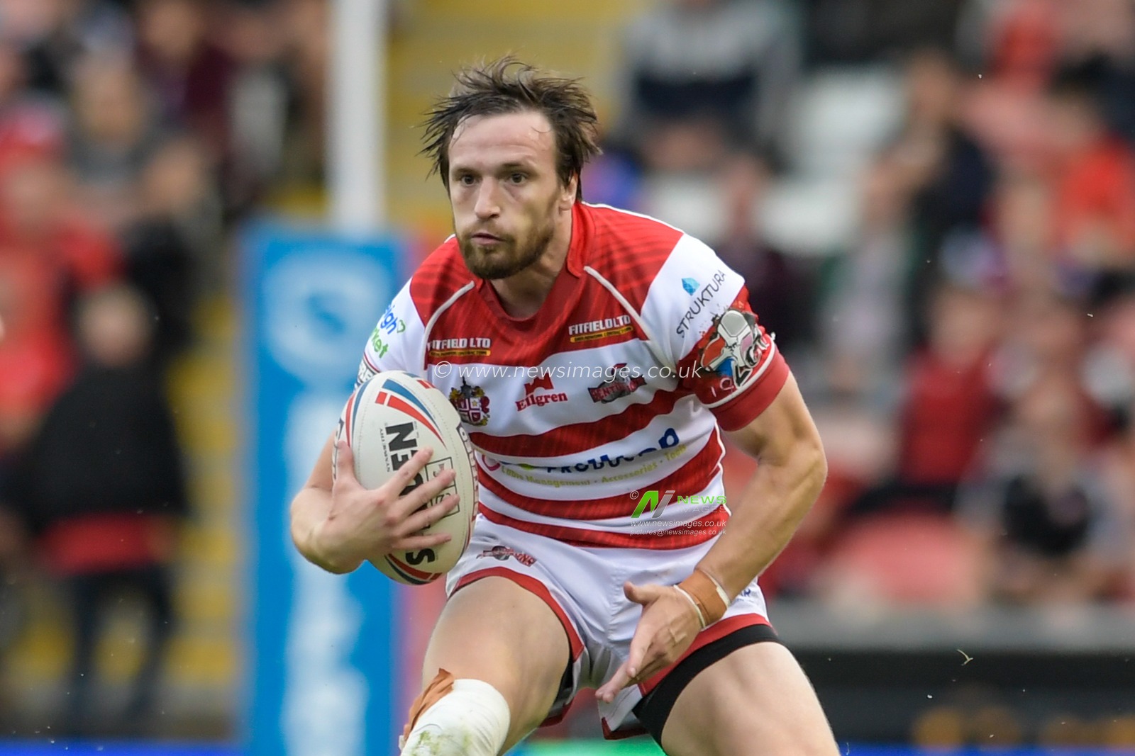 Joe Mellor (7) of Leigh Centurions in action during the game