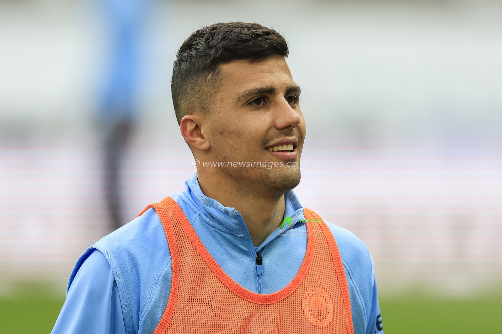 Rodri #16 of Manchester City during the pre-game warmup