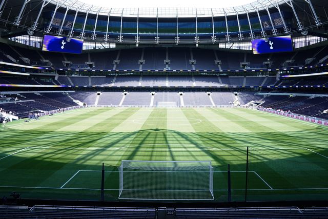 General view of the Tottenham Hotspur stadium ahead of  the pre-season friendly match Tottenham Hotspur vs Hoffenheim at Tottenham Hotspur Stadium, London, United Kingdom on 15 August 2026

(Photo by Harvey Murphy/News Images)