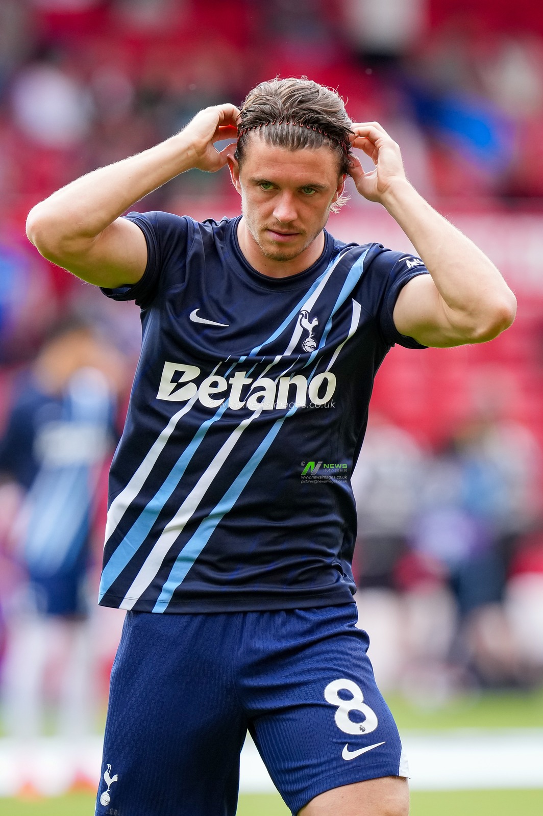 Conor Gallagher of Tottenham Hotspur in the pregame warmup session  during the Premier League match Nottingham Forest vs Tottenham Hotspur at City Ground, Nottingham, United Kingdom on 05 September 2026

(Photo by Maynard Manyowa/News Images)