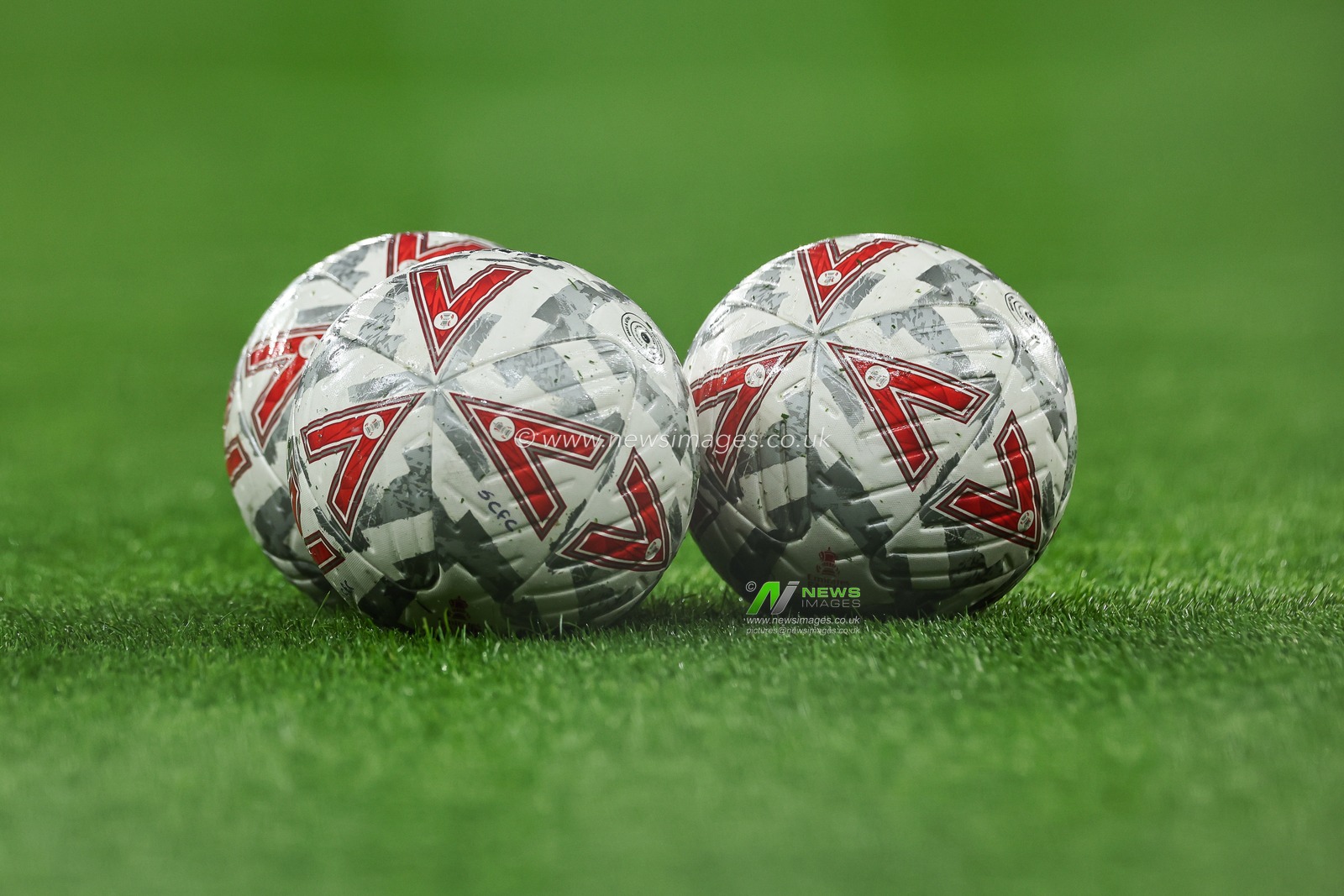 FA Cup match balls ahead of the Emirates FA Cup 3rd Round match Manchester City vs Salford City at Etihad Stadium, Manchester, United Kingdom, 11th January 2025

(Photo by Mark Cosgrove/News Images)