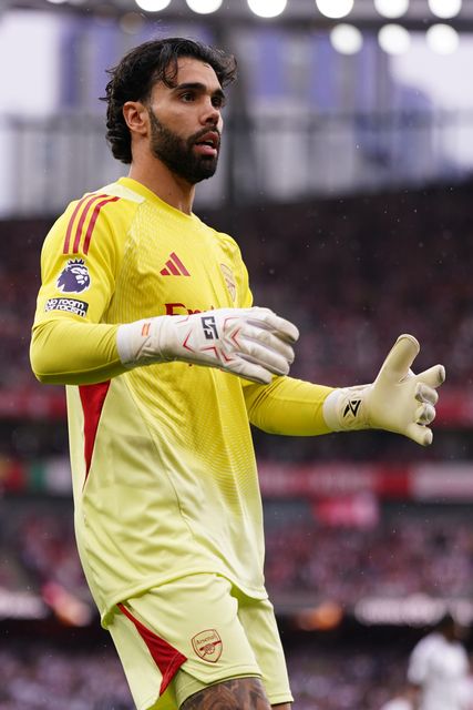 Arsenal goalkeeper David Raya during the Premier League match Arsenal vs Fulham at Emirates, London, United Kingdom on 02 May 2026

(Photo by Harvey Murphy/News Images)