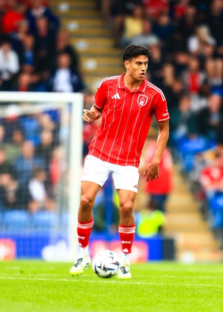 David Carmo of Nottingham Forest during the Pre-season friendly match Nottingham Forest vs Monaco at SMH Group Stadiumact Stadium, Chesterfield, United Kingdom, 19th July 2025

(Photo by Richard Bierton/News Images)