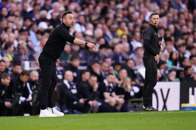 Roberto De Zerbi manager of Tottenham Hotspur during the Premier League match Tottenham Hotspur vs Brighton & Hove Albion at Tottenham Hotspur Stadium, London, United Kingdom on 18 April 2026

(Photo by Harvey Murphy/News Images)