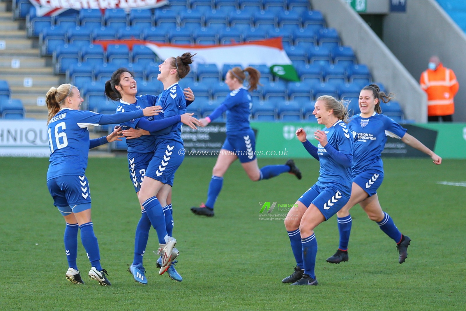 CELEBRATION Nicki Gears #9 of Durham celebrates her goal to make it 0-1