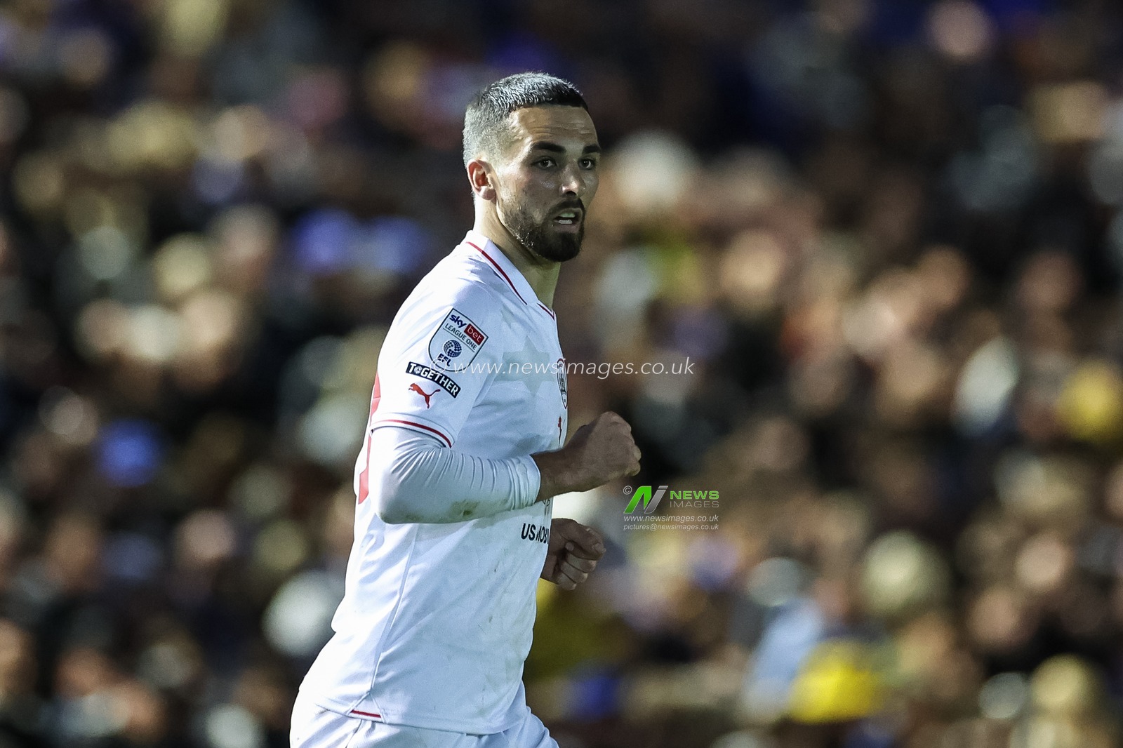Adam Phillips of Barnsley during the Sky Bet League 1 match Portsmouth vs Barnsley at Fratton Park, Portsmouth, United Kingdom, 16th April 2024

(Photo by Mark Cosgrove/News Images)