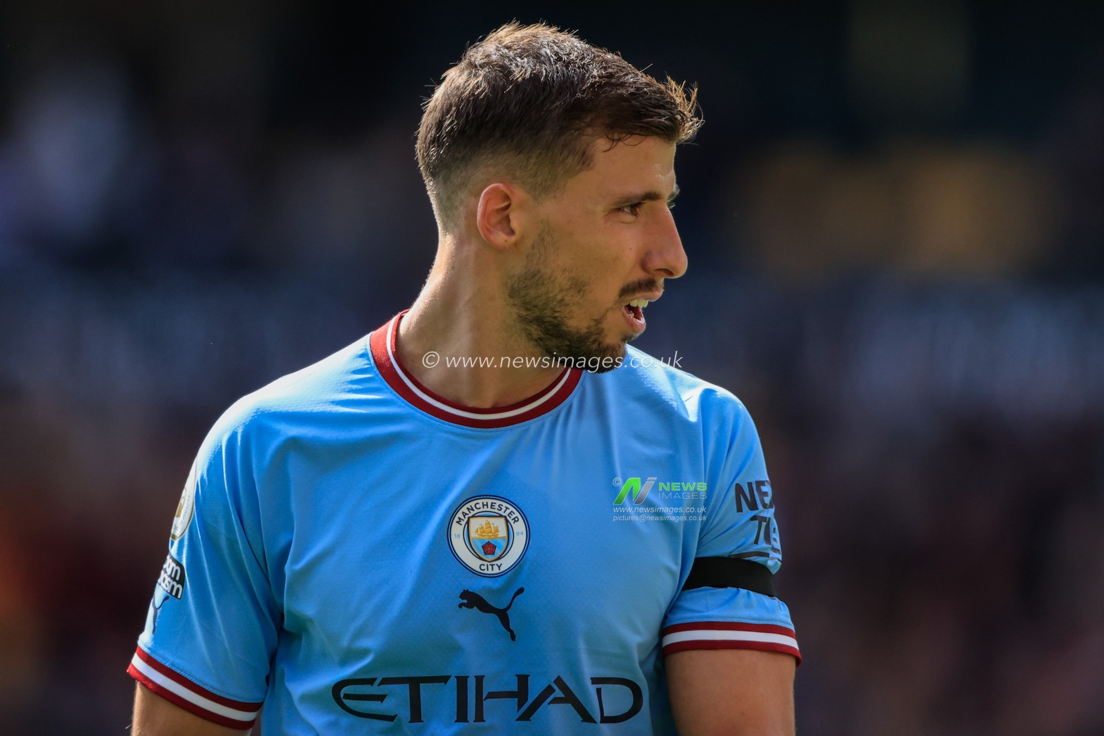 RÃºben Dias #3 of Manchester City during the Premier League match Wolverhampton Wanderers vs Manchester City at Molineux, Wolverhampton, United Kingdom, 17th September 2022

(Photo by Conor Molloy/News Images)