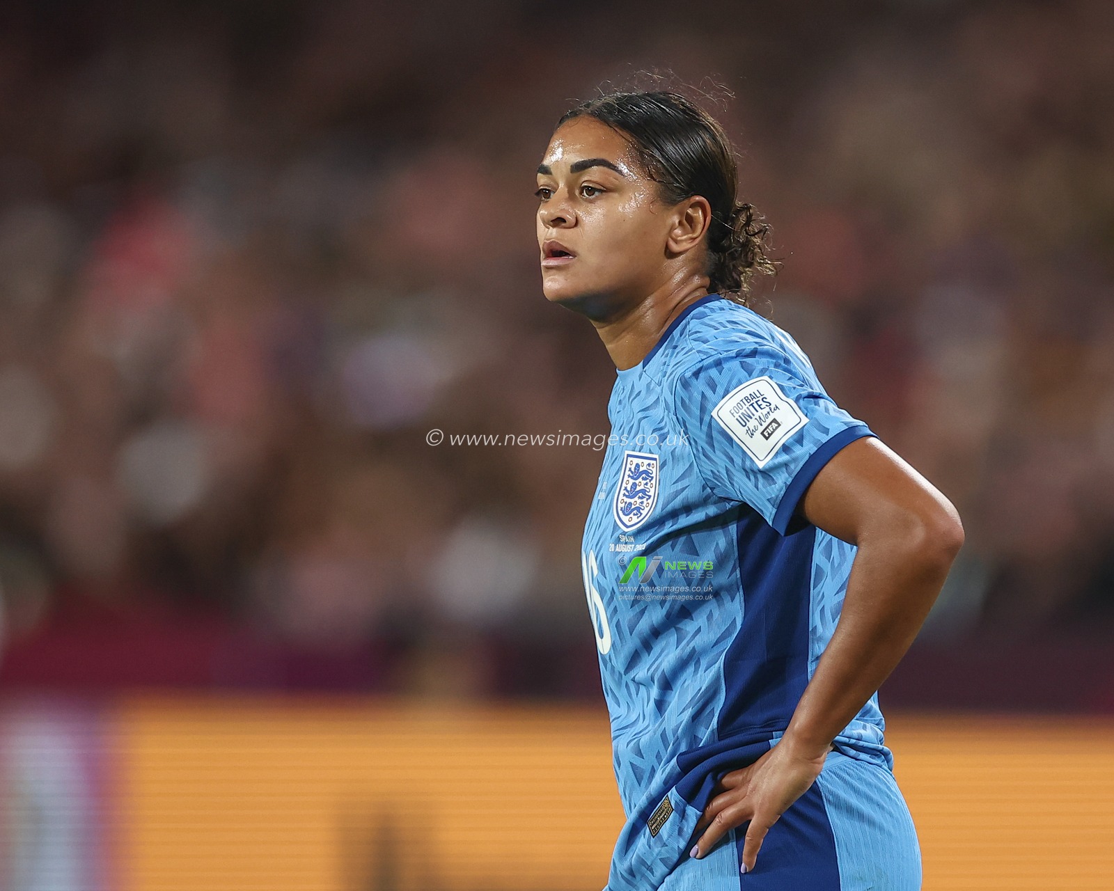 Jess Carter #16 of England during the FIFA Women's World Cup 2023 Final match Spain Women vs England Women at Stadium Australia, Sydney, Australia, 20th August 2023

(Photo by Patrick Hoelscher/News Images)