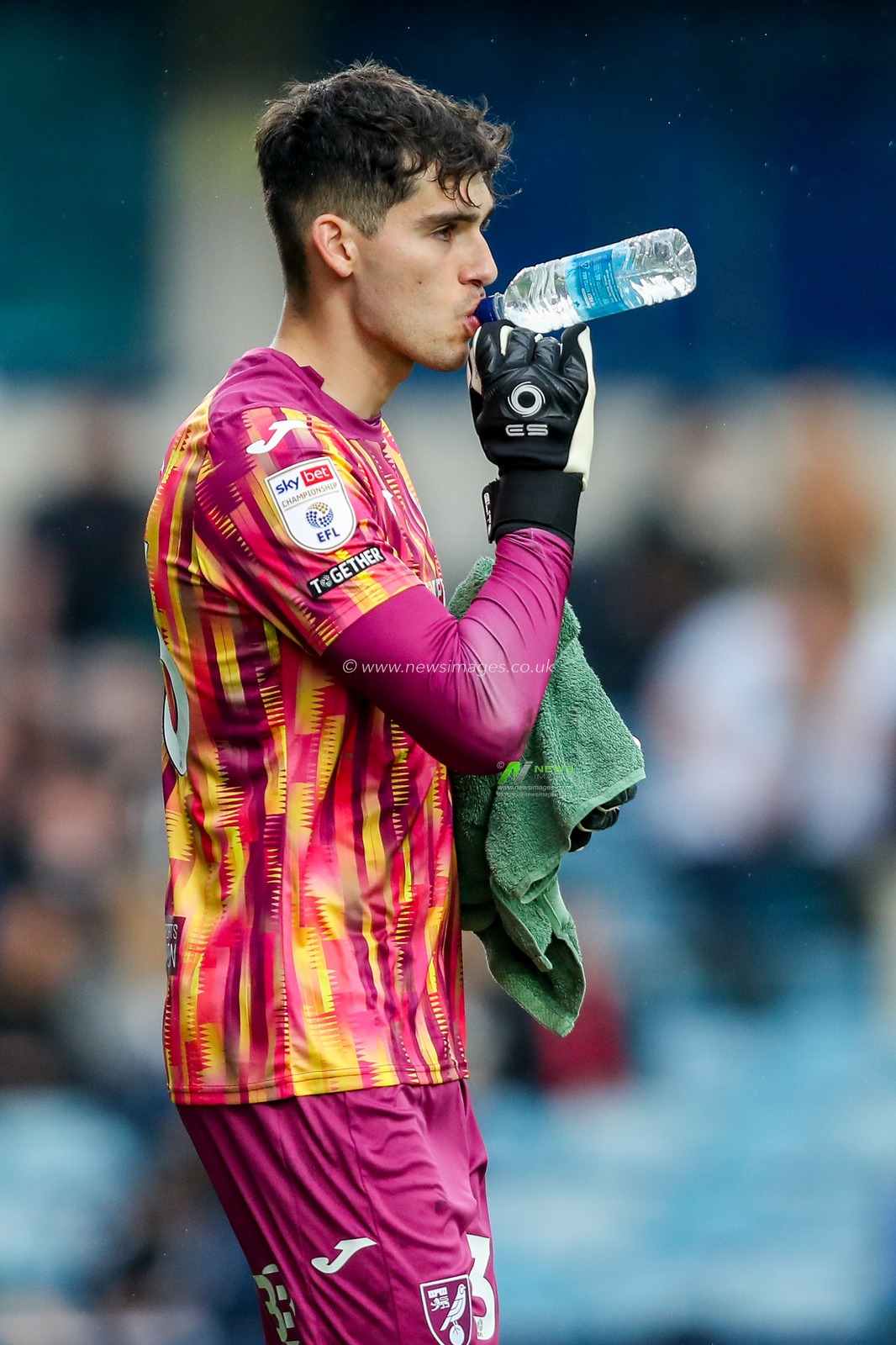 Vicente Reyes of Norwich City in action during the Sky Bet Championship match Millwall vs Norwich City at The Den, London, United Kingdom, 21st April 2025

(Photo by Izzy Poles/News Images)