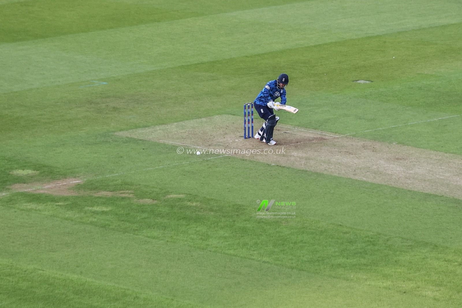 Joe Root of England plays a shot during the 3rd Metro Bank ODI England v West Indies at The Kia Oval, London, United Kingdom, 3rd June 2025

(Photo by Alfie Cosgrove/News Images)