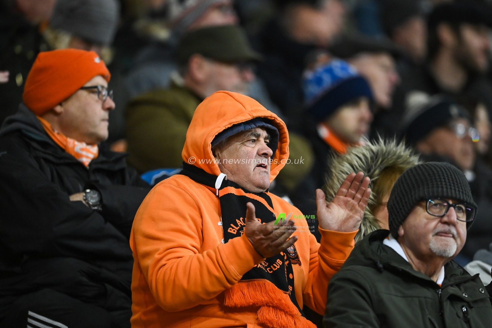 Blackpool fans during the Sky Bet Championship match Blackpool vs Birmingham City at Bloomfield Road, Blackpool, United Kingdom, 10th December 2022

(Photo by Craig Thomas/News Images)