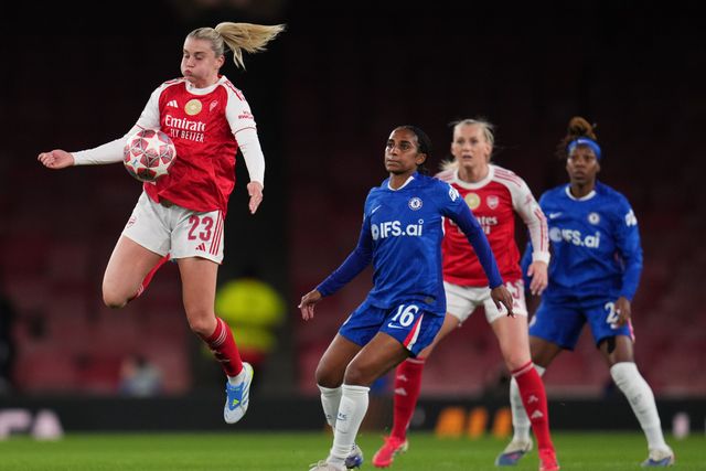 Alessia Russo of Arsenal during the UEFA Women's Champions League Quarter-finals match Arsenal vs Chelsea at Arsenal Stadium, London, United Kingdom on 24 March 2026

(Photo by Harvey Murphy/News Images)