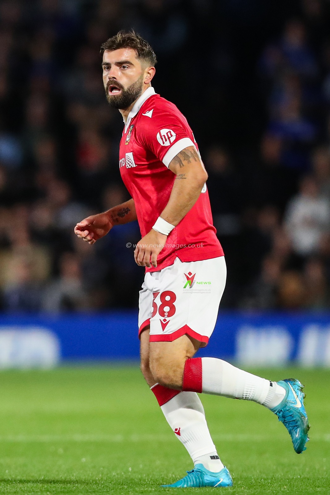 Elliot Lee of Wrexham during the Sky Bet League 1 match Birmingham City vs Wrexham at St. Andrew's @ Knighthead Park, Birmingham, United Kingdom, 16th September 2024

(Photo by Gareth Evans/News Images)