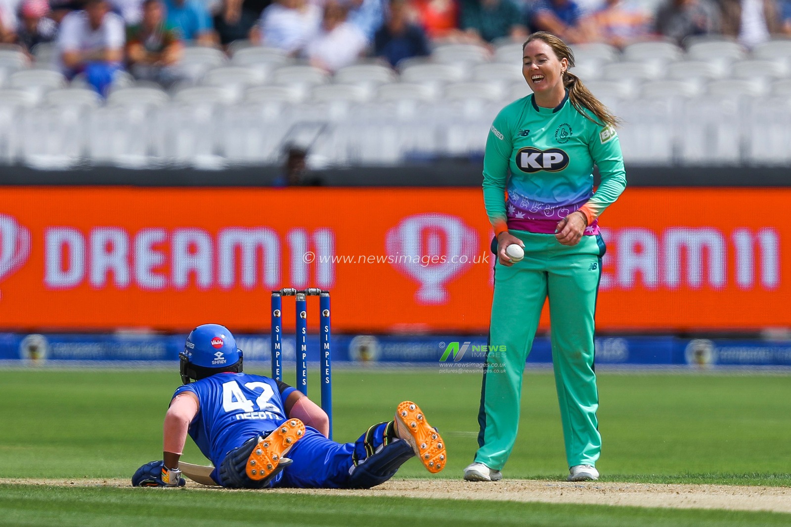 Deepti Sharma of London Spirit reaches for the crease during the The Hundred match London Spirit Women vs Oval Invincibles Women at Lords, London, United Kingdom, 4th August 2024

(Photo by Izzy Poles/News Images)