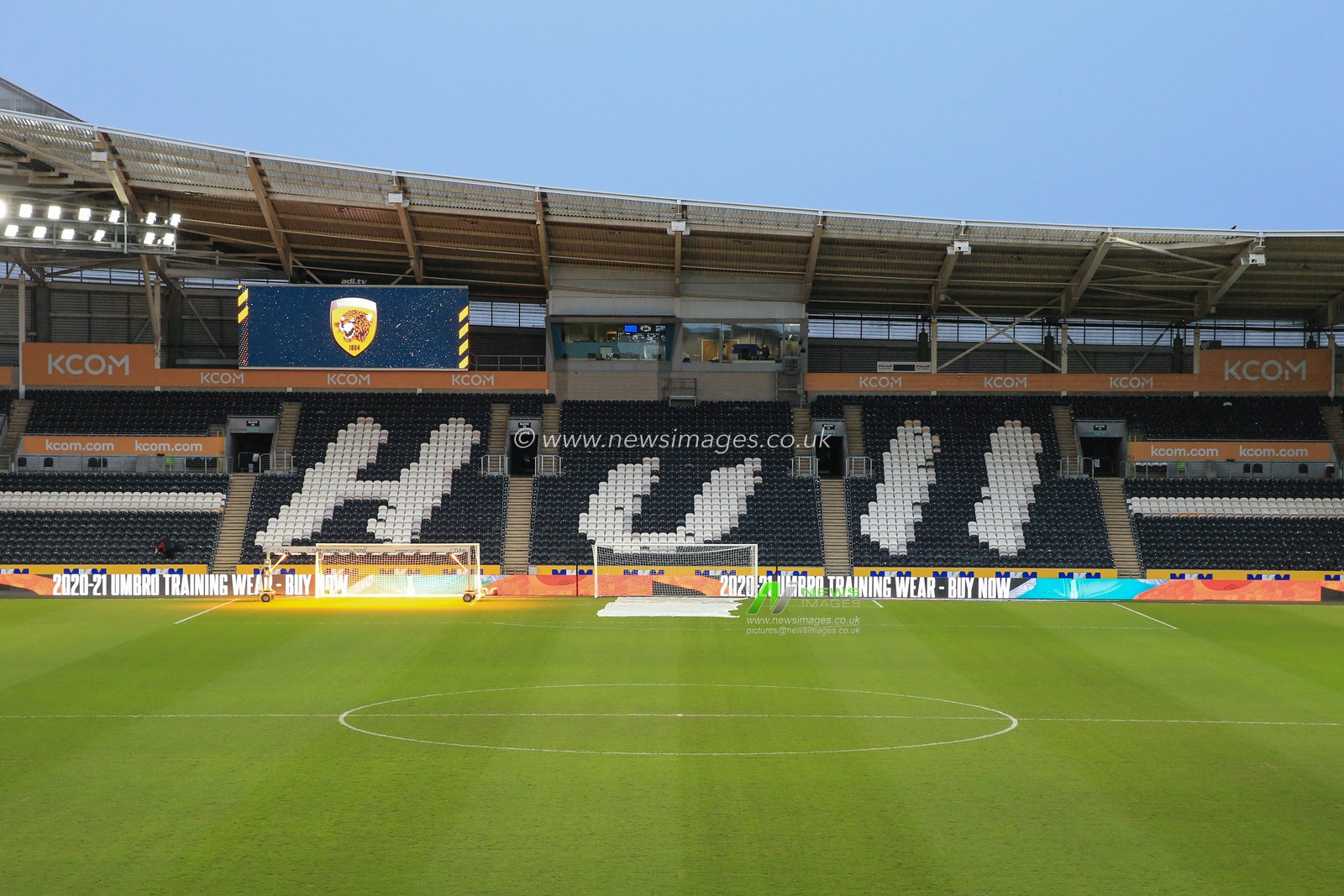 A general view of the KCOM Stadium ahead of this evenings Sky Bet League 1 game Hull City v Accrington Stanley