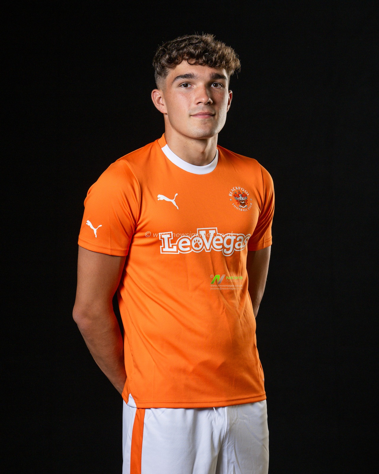 Blackpool Squad Headshots at Bloomfield Road, Blackpool, United Kingdom, 27th July 2023

(Photo by Craig Thomas/News Images)