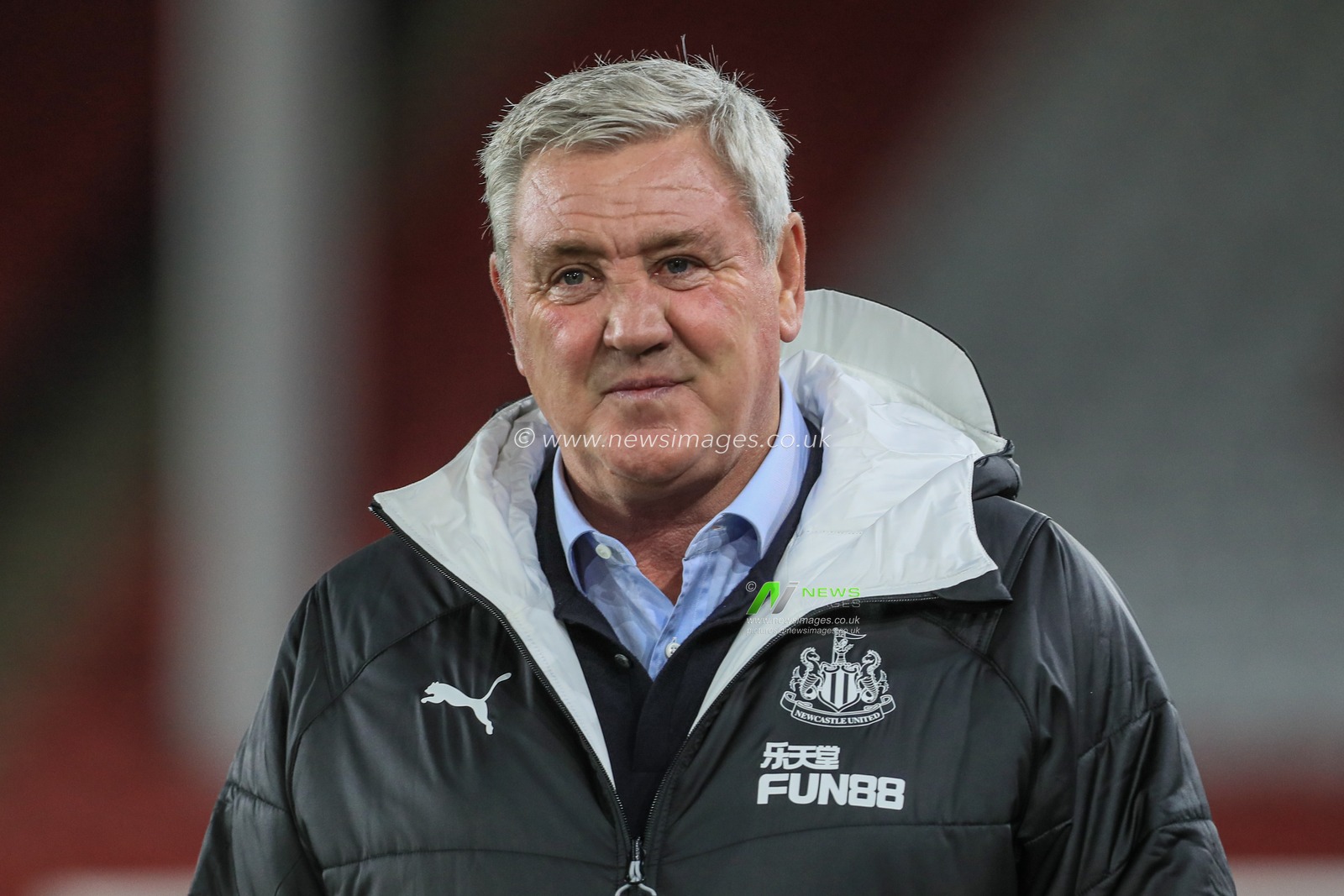 5th December 2019, Bramall Lane, Sheffield, England; Premier League, Sheffield United v Newcastle United : Steve Bruce manager of Newcastle United during the game

Credit: Mark Cosgrove/News Images