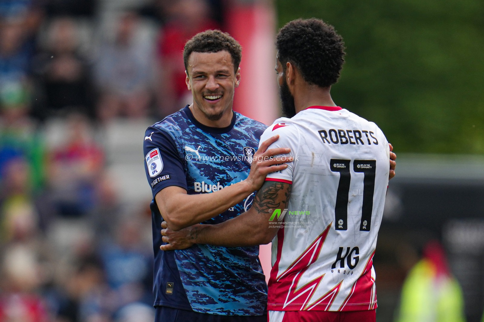 during the Sky Bet League 1 match Stevenage vs Rotherham United at Lamex Stadium, Stevenage, United Kingdom, 27th April 2025

(Photo by Harvey Murphy/News Images)