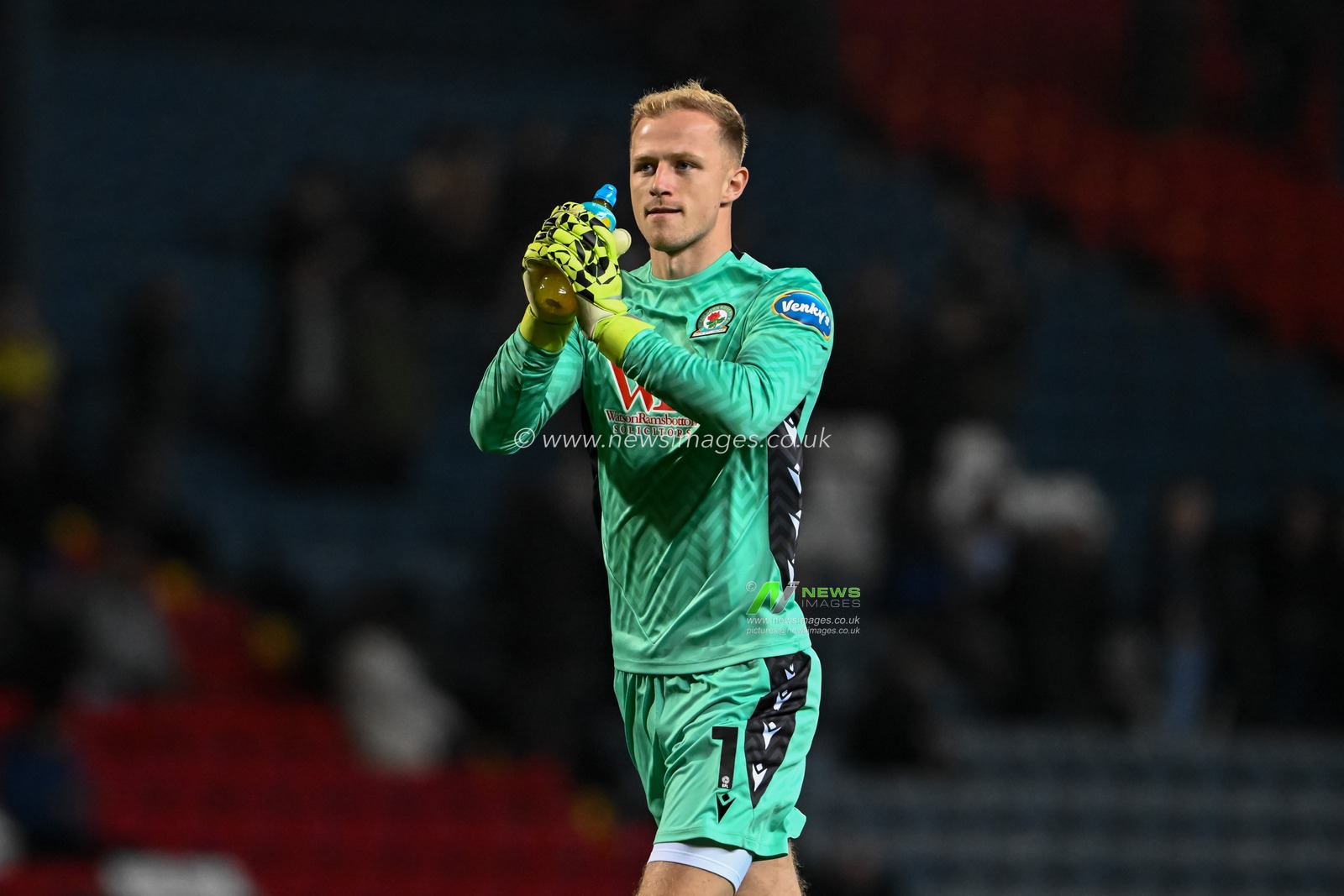 Aynsley Pears of Blackburn Rovers applauds fans ahead of the Sky Bet Championship match Blackburn Rovers vs Stoke City at Ewood Park, Blackburn, United Kingdom, 6th November 2024

(Photo by Cody Froggatt/News Images)