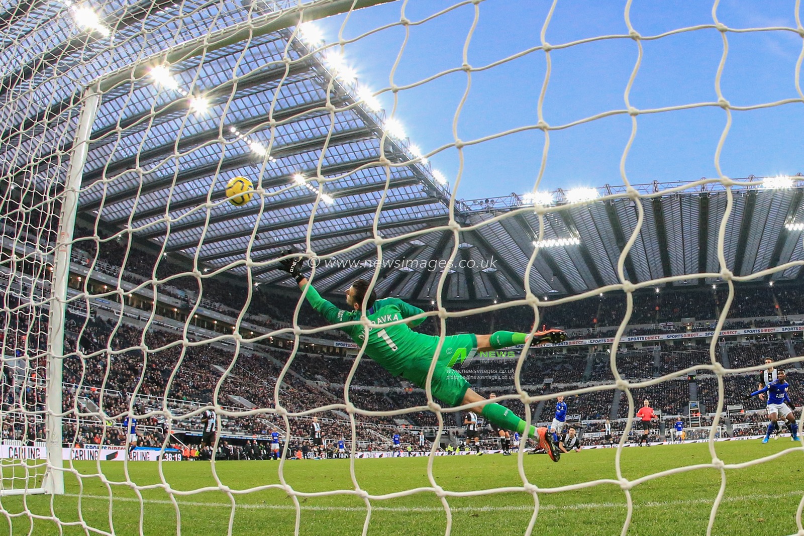 1st January 2020, St. James's Park, Newcastle, England; Premier League, Newcastle United v Leicester City : James Maddison (10) of Leicester City scores to make it 0-2

Credit: Mark Cosgrove/News Images