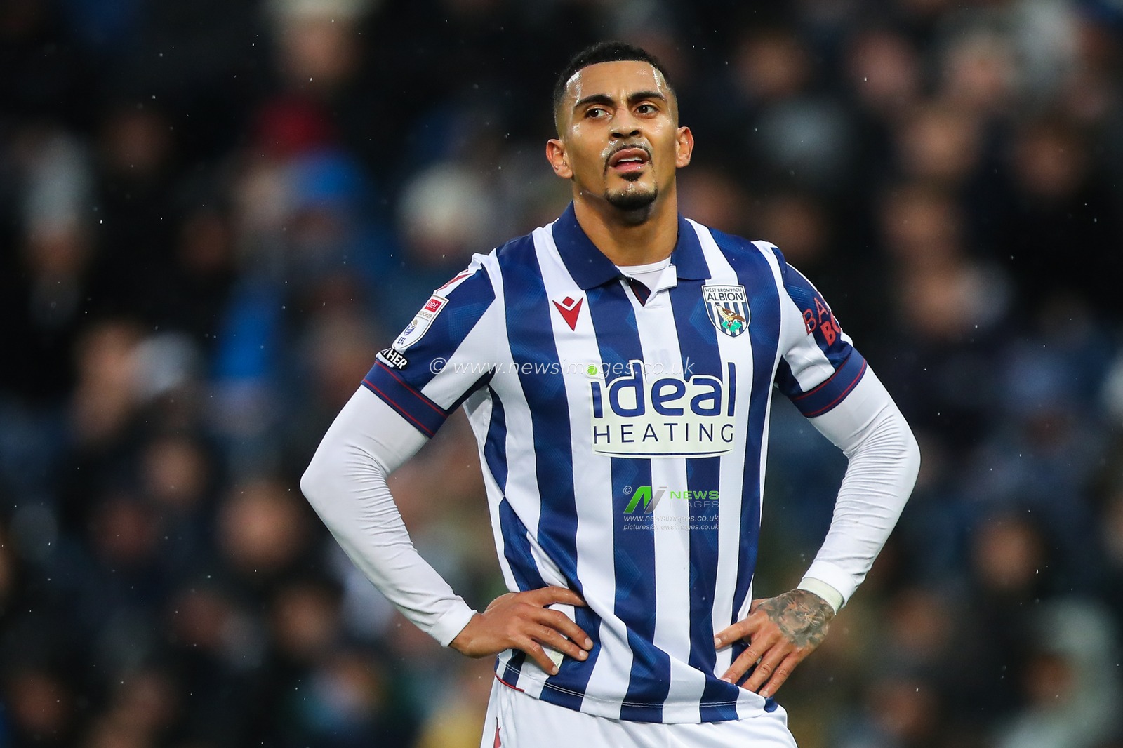Karlan Grant of West Bromwich Albion during the Sky Bet Championship match West Bromwich Albion vs Norwich City at The Hawthorns, West Bromwich, United Kingdom, 23rd November 2024

(Photo by Gareth Evans/News Images)