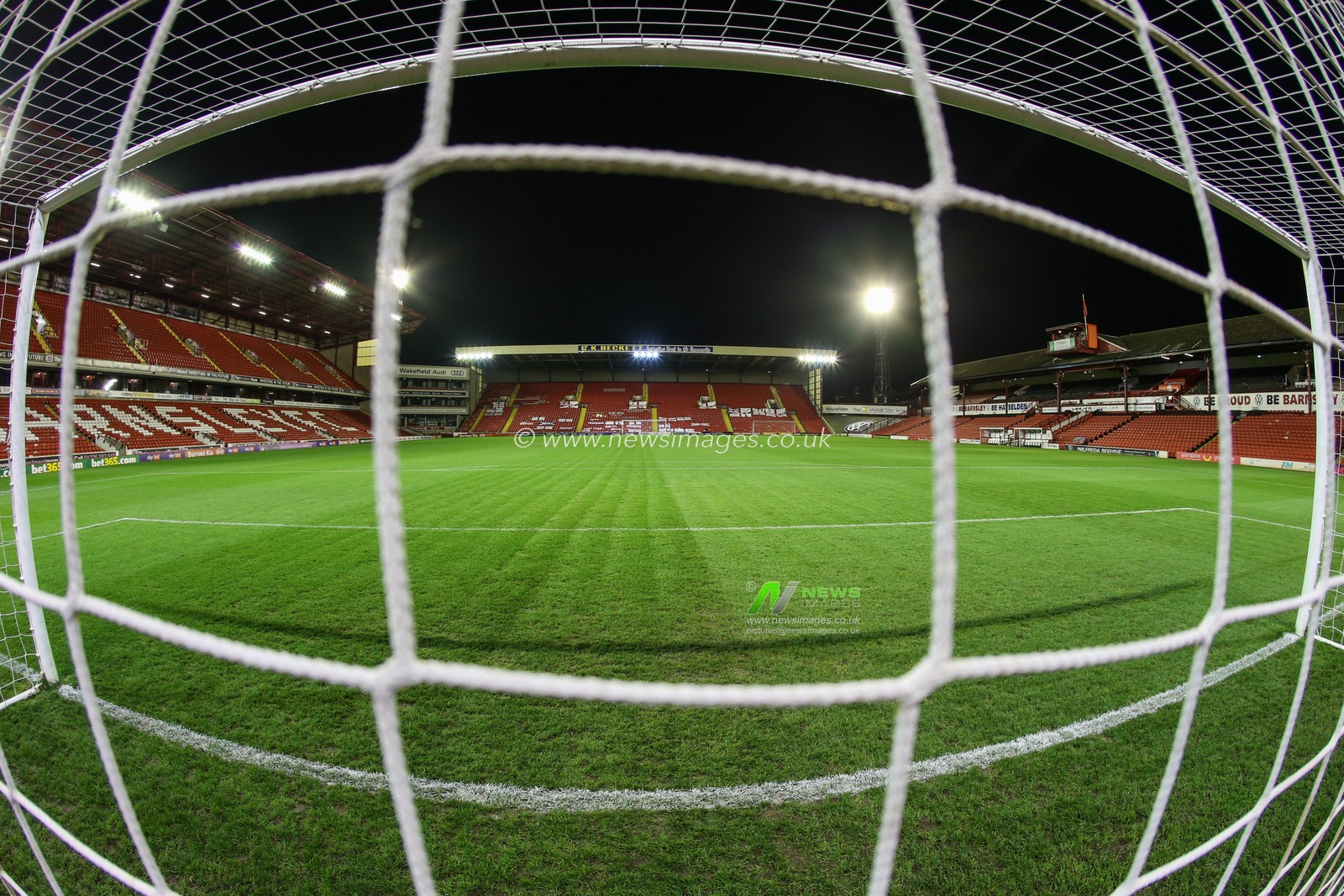 A general view of Oakwell home of Barnsley