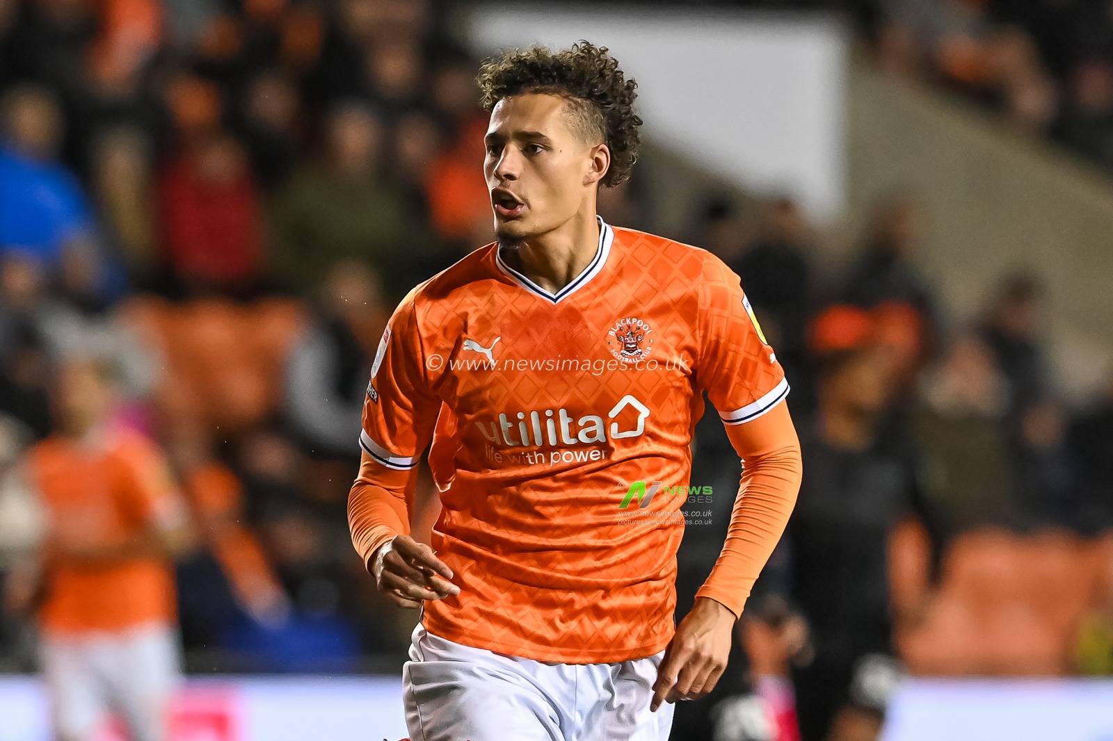 Rhys Williams #15 of Blackpool during the Sky Bet Championship match Blackpool vs Hull City at Bloomfield Road, Blackpool, United Kingdom, 19th October 2022

(Photo by Craig Thomas/News Images)