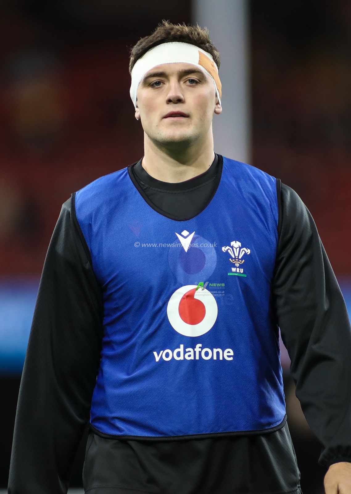 Freddie Thomas of Wales warms-up ahead of the Quilter Nations Series 2025 match Wales vs New Zealand at Principality Stadium, Cardiff, United Kingdom, 22nd November 2025

(Photo by Andrew Lewis/News Images)

*** GER AUT SUI OUT ***