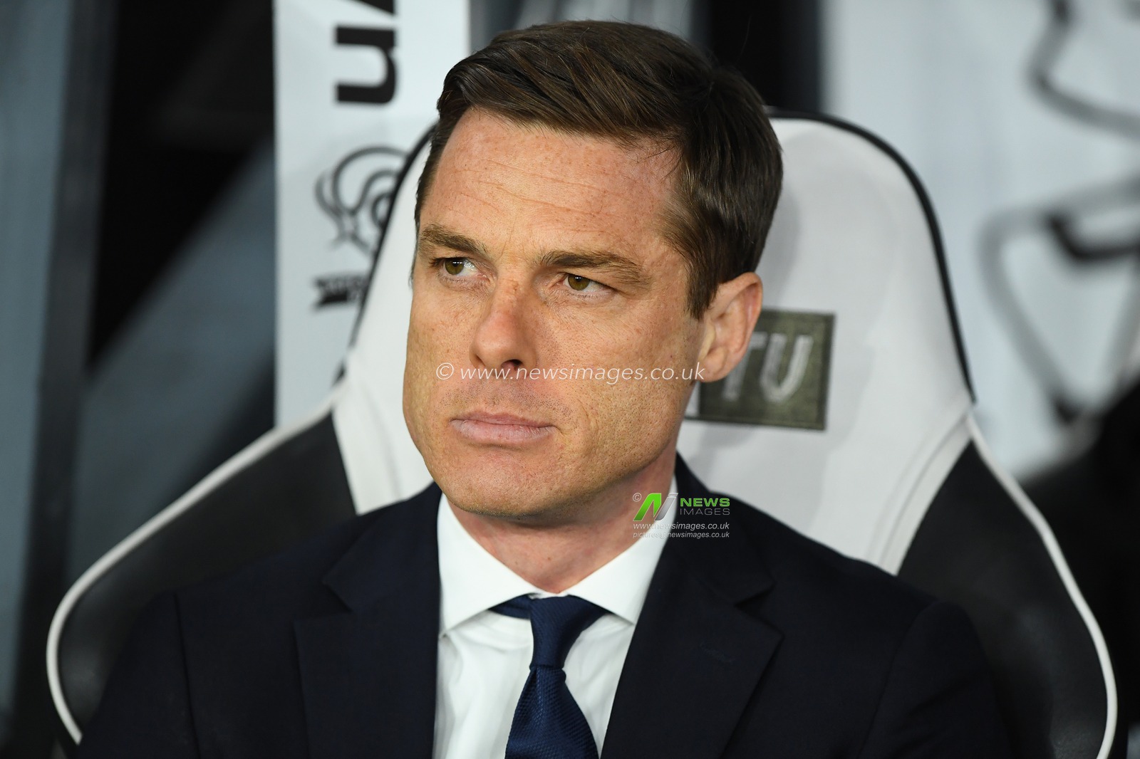 21st February 2020, Pride Park Stadium, Derby, England; Sky Bet Championship, Derby County v Fulham : Scott Parker, Manager of Fulham