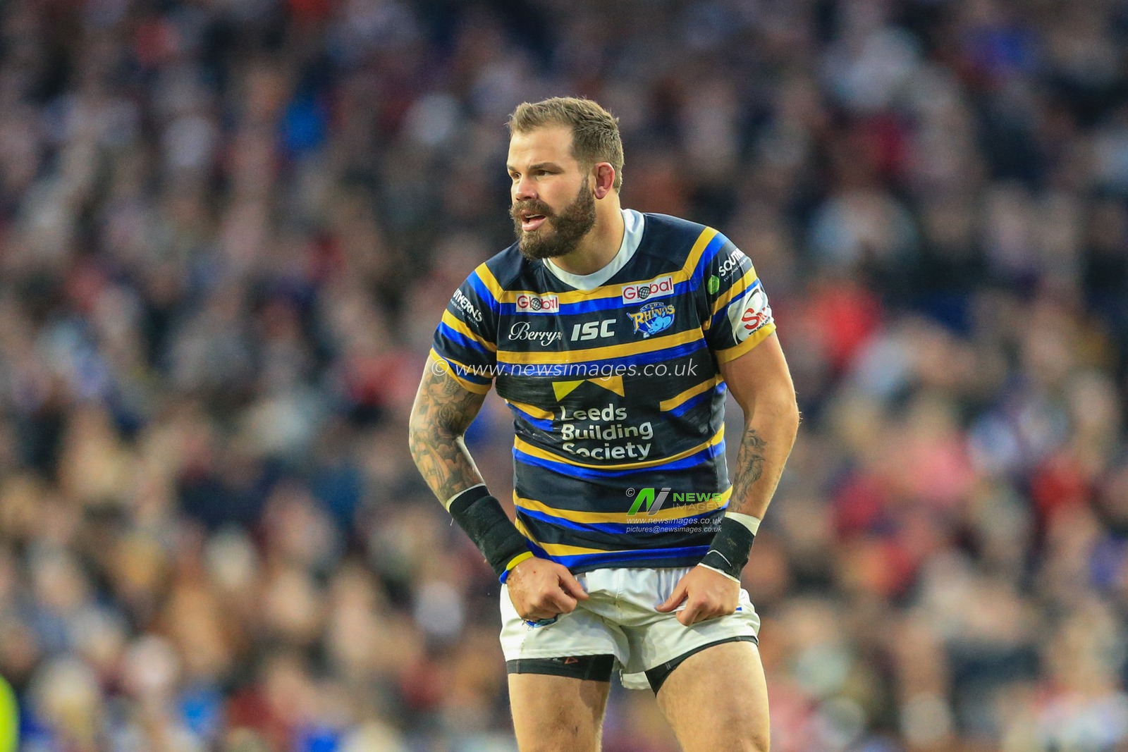 12th January 2020, Headingley Carnegie Stadium, Leeds, England; Jamie Jones-Buchanan, Rob Burrow Testimonial, Leeds Rhinos v Bradford Bulls : Adam Cuthbertson (17) of Leeds Rhinos during the game 


Credit: Mark Cosgrove/News Images