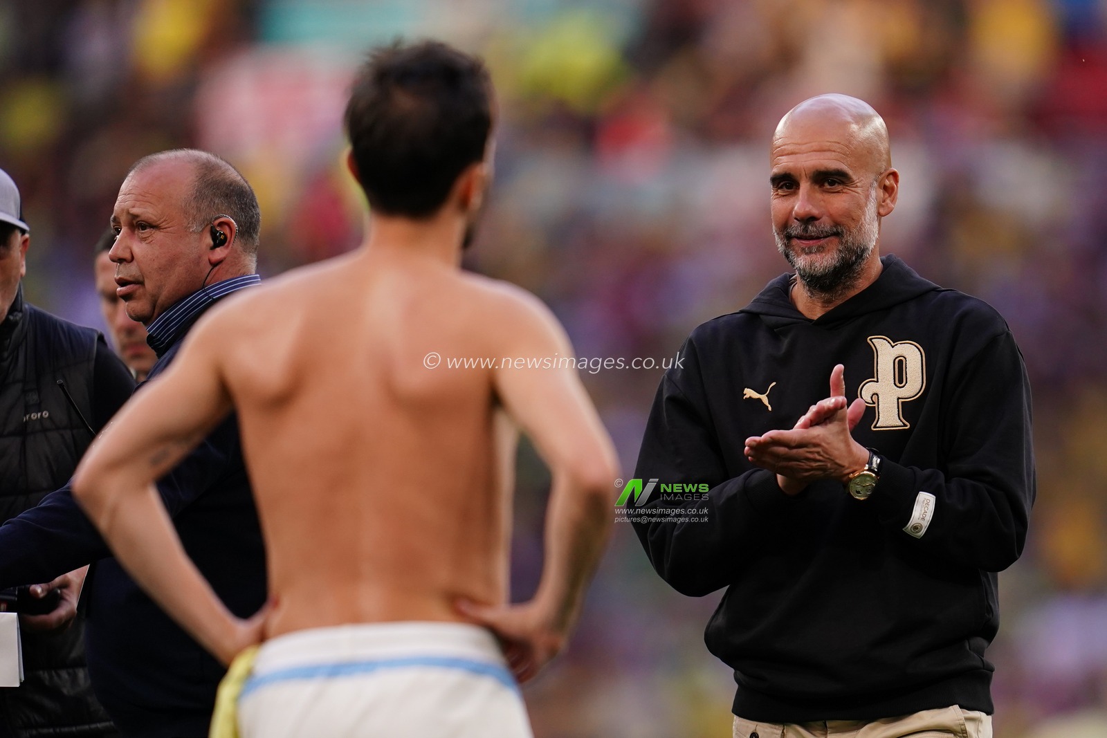 Josep Guardiola manager of Manchester City at full time during the Emirates FA Cup Semi-Final match Manchester City vs Southampton at Wembley Stadium, London, United Kingdom on 25 April 2026

(Photo by Harvey Murphy/News Images)