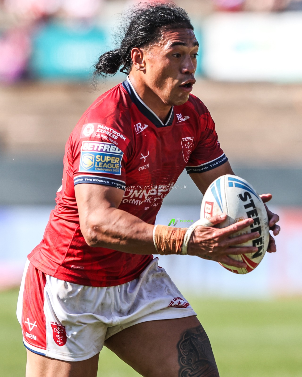 Tom Amone of Hull KR during the Betfred Super League round 9 match Bradford Bulls vs Hull KR at Odsal Stadium, Bradford, United Kingdom on 25 April 2026

(Photo by Alfie Cosgrove/News Images)