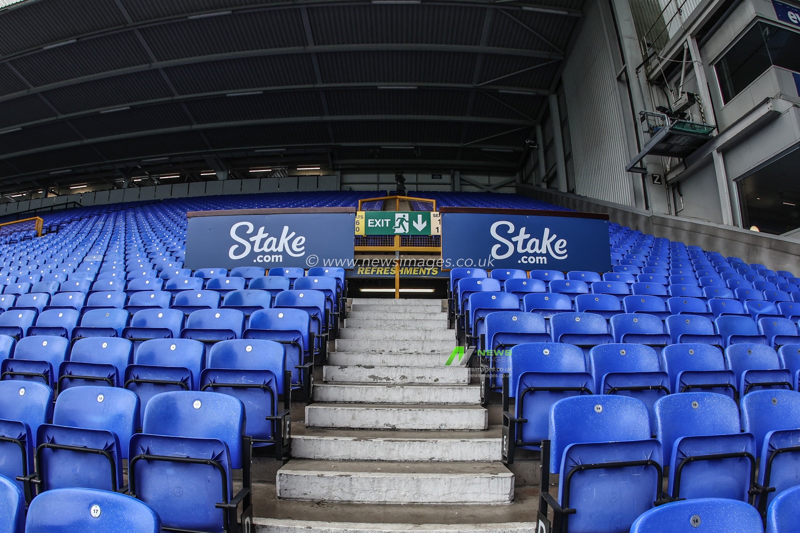A general view of Goodison Park ahead of the Premier League match Everton vs Manchester City at Goodison Park, Liverpool, United Kingdom, 19th April 2025

(Photo by Mark Cosgrove/News Images)