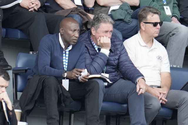 Ex Queens Park Rangers manager Chris Ramsey watching on during the Pre-season friendly match Queens Park Rangers vs Brentford at Kiyan Prince Foundation Stadium, London, United Kingdom, 2nd August 2025

(Photo by Harvey Murphy/News Images)