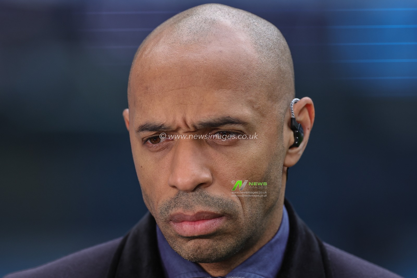 Thierry Henry ahead of the UEFA Champions League Semi-Final Second Leg Manchester City vs Real Madrid at Etihad Stadium, Manchester, United Kingdom, 17th May 2023

(Photo by Mark Cosgrove/News Images)