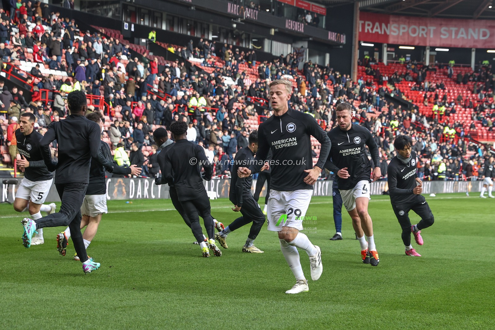 Jan Paul van Hecke of Brighton & Hove Albion in the pregame warmup session during the Premier League match Sheffield United vs Brighton and Hove Albion at Bramall Lane, Sheffield, United Kingdom, 18th February 2024

(Photo by Mark Cosgrove/News Images)