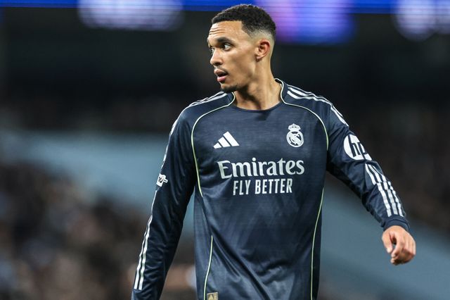 Trent Alexander-Arnold of Real Madrid during the UEFA Champions League last 16 second leg match Manchester City vs Real Madrid at The City of Manchester Stadium, Manchester, United Kingdom on 17 March 2026

(Photo by Mark Cosgrove/News Images)