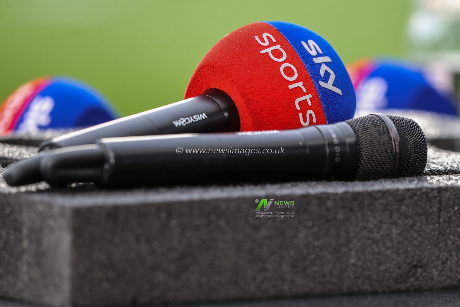 Sky Sports microphones during theSky Bet Championship Play-Offs Semi-Final first leg Hull City v Millwall at MKM Stadium, Hull, United Kingdom on 08 May 2026

(Photo by Alfie Cosgrove/News Images)