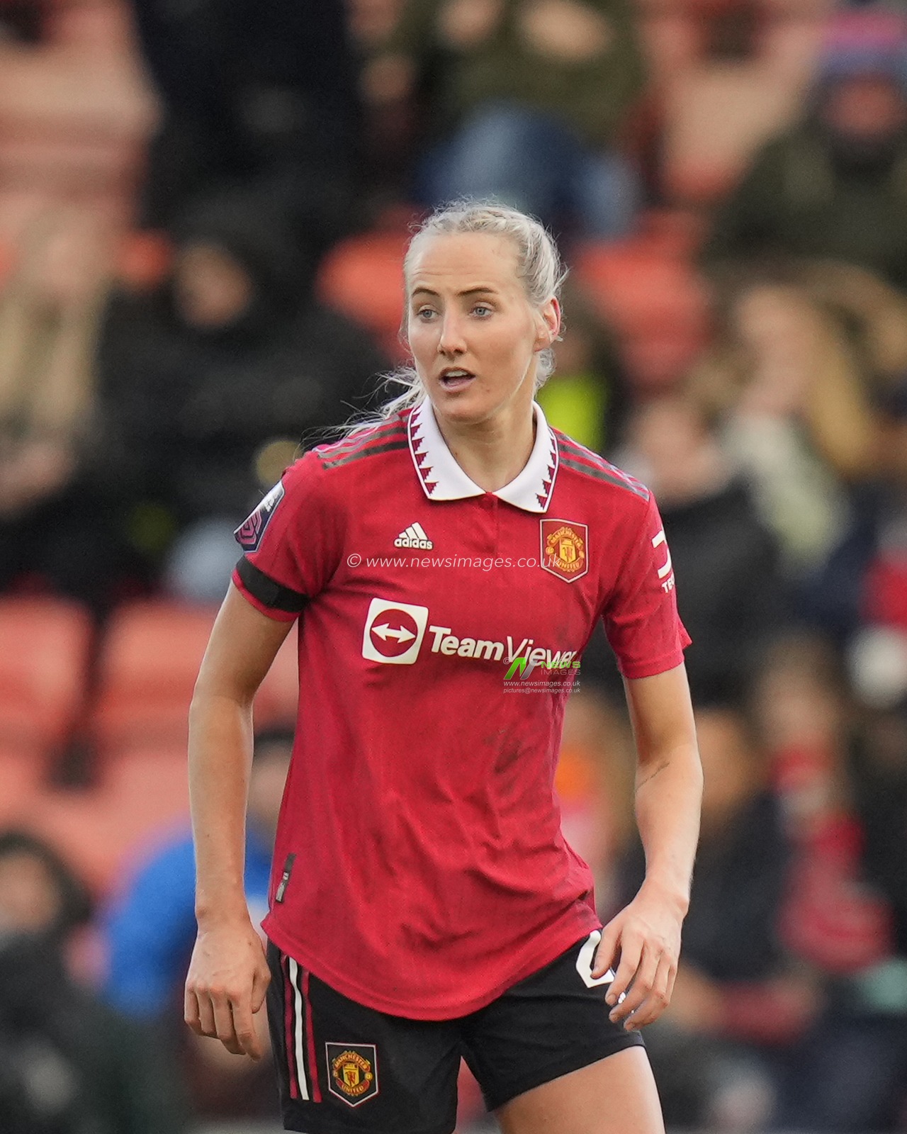 Millie Turner #21 of Manchester United during the The Fa Women's Super League match Manchester United Women vs Liverpool Women at Leigh Sports Village, Leigh, United Kingdom, 15th January 2023

(Photo by Steve Flynn/News Images)