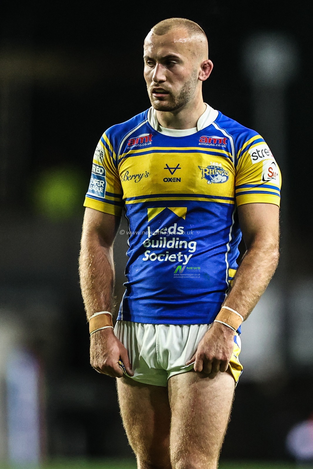 Jarrod O'Connor of Leeds Rhinos during the Betfred Super League round 26 match Leeds Rhinos vs Catalans Dragons at Headingley Stadium, Leeds, United Kingdom, 11th September 2025

(Photo by Alfie Cosgrove/News Images)
