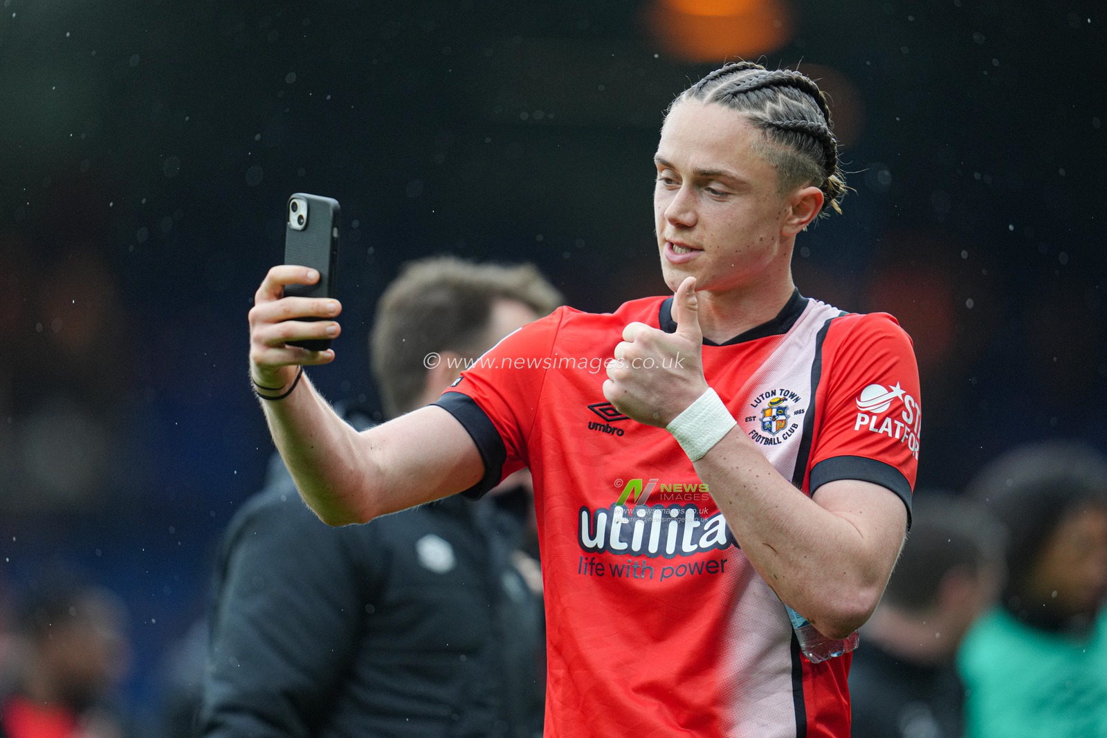 Thelo Aasgaard of Luton Town during the Sky Bet Championship match Luton Town vs Bristol City at Kenilworth Road, Luton, United Kingdom, 21st April 2025

(Photo by Harvey Murphy/News Images)