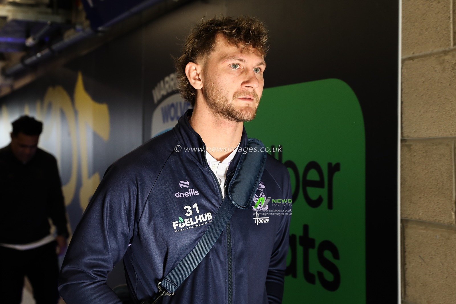 Alfie Johnson of Warrington Wolves arrives ahead of the Betfred Super League Round 4 match Warrington Wolves vs Wakefield Trinity at Halliwell Jones Stadium, Warrington, United Kingdom, 9th March 2025

(Photo by Gareth Evans/News Images)