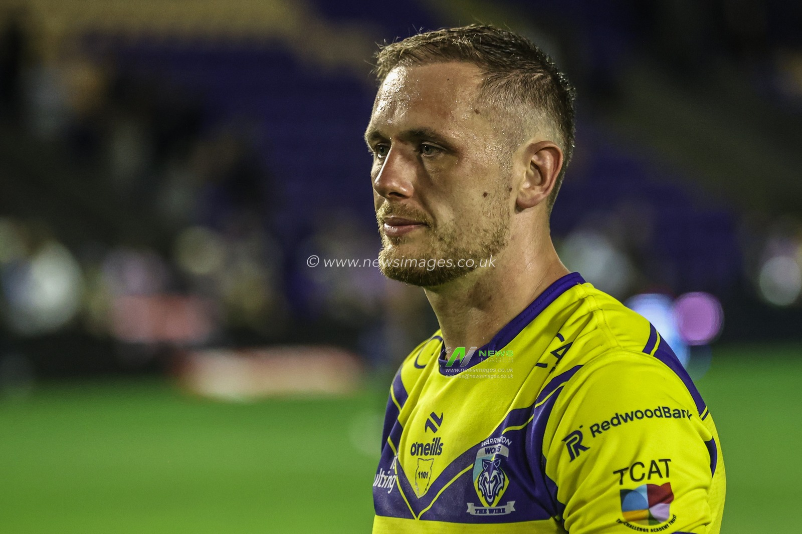 Ben Currie of Warrington Wolves during the Betfred Super League Round 22 match Warrington Wolves vs Catalans Dragons at Halliwell Jones Stadium, Warrington, United Kingdom, 14th August 2025

(Photo by Alfie Cosgrove/News Images)
