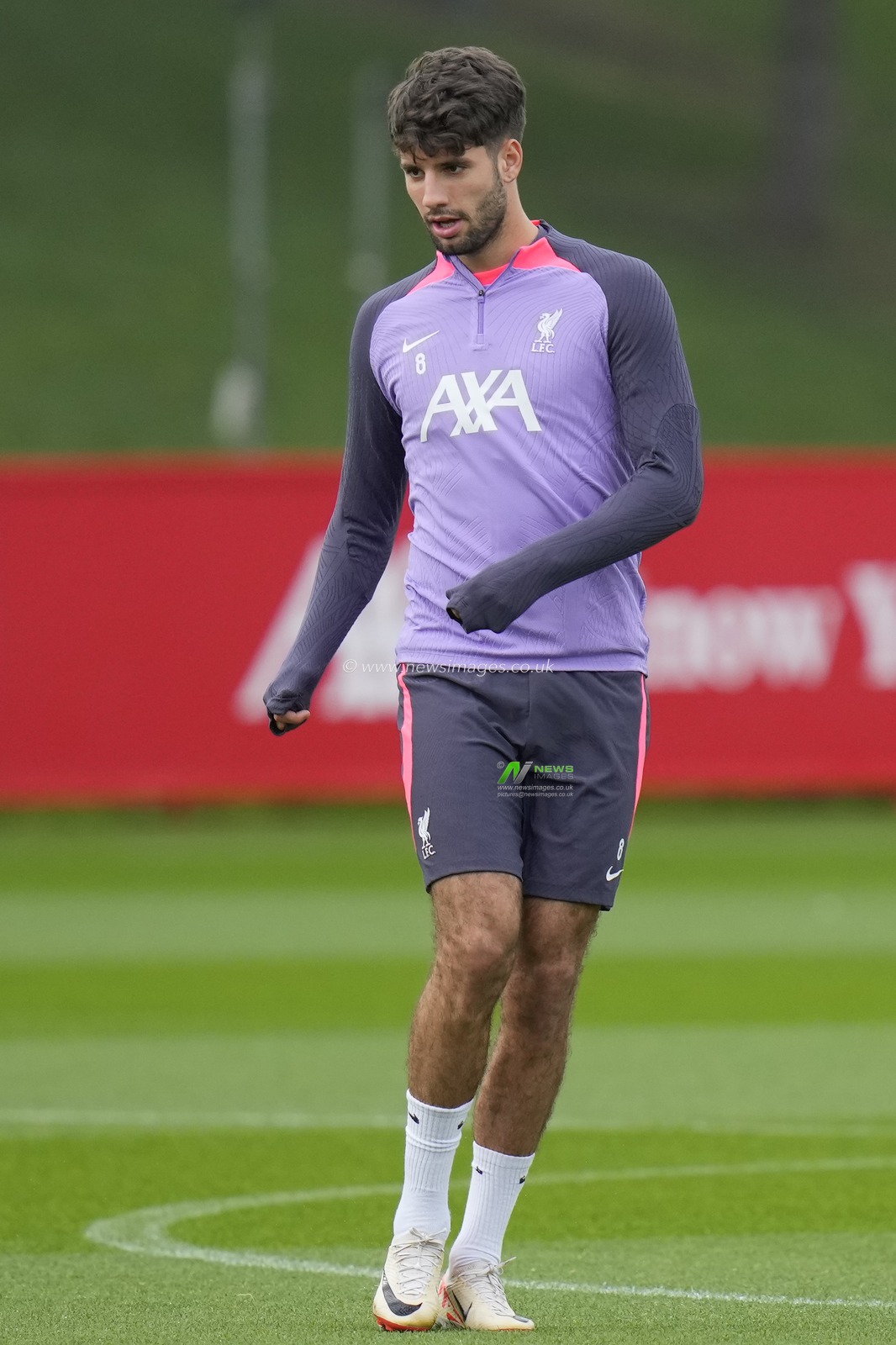 Dominik Szoboszlai #8 of Liverpool during the Europa League Training Session at AXA Training Centre, Kirkby, United Kingdom, 4th October 2023

(Photo by Steve Flynn/News Images)