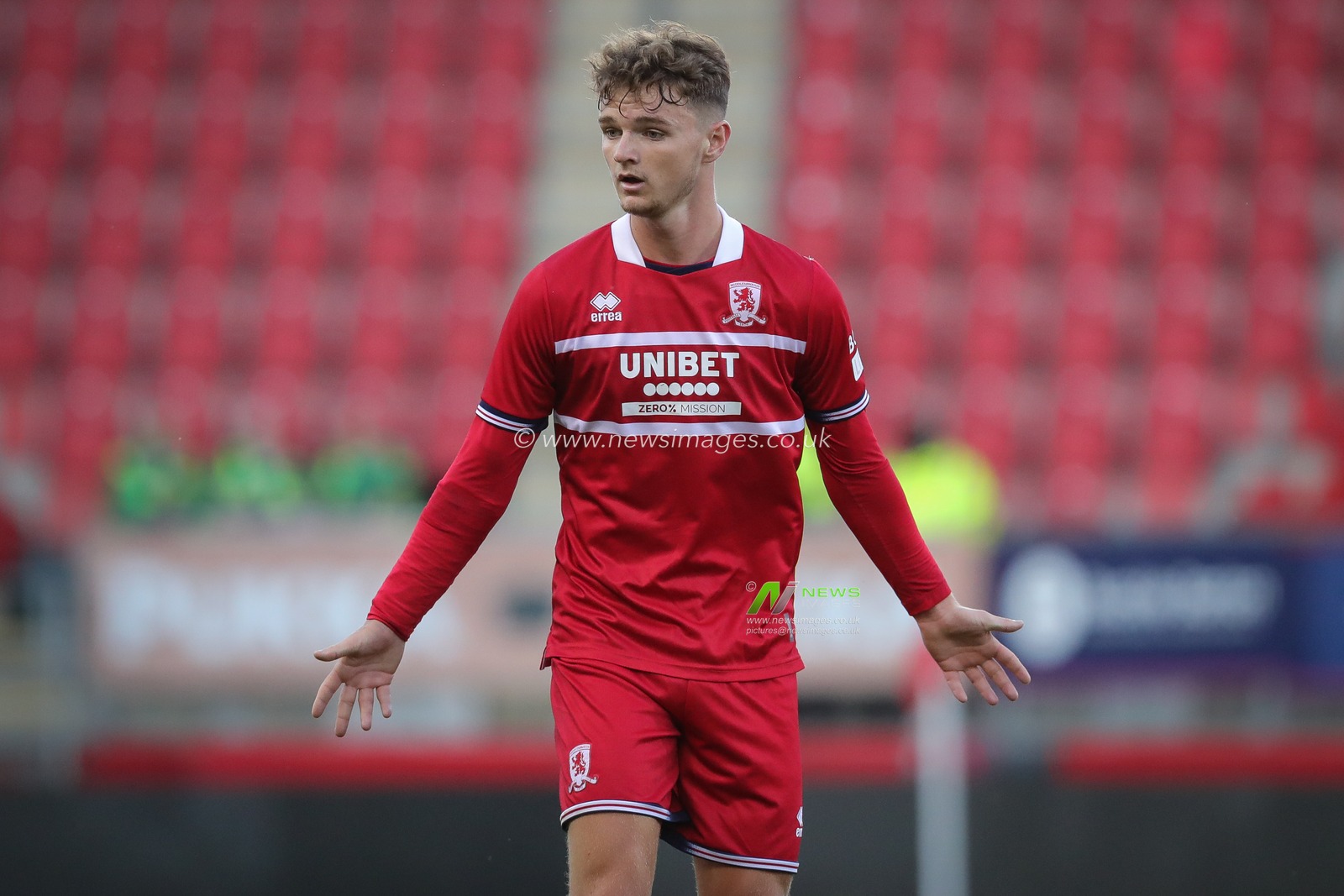 Jack Scott of Middlesbrough during the Pre-season friendly match Rotherham United vs Middlesbrough at New York Stadium, Rotherham, United Kingdom, 19th July 2023

(Photo by James Heaton/News Images)