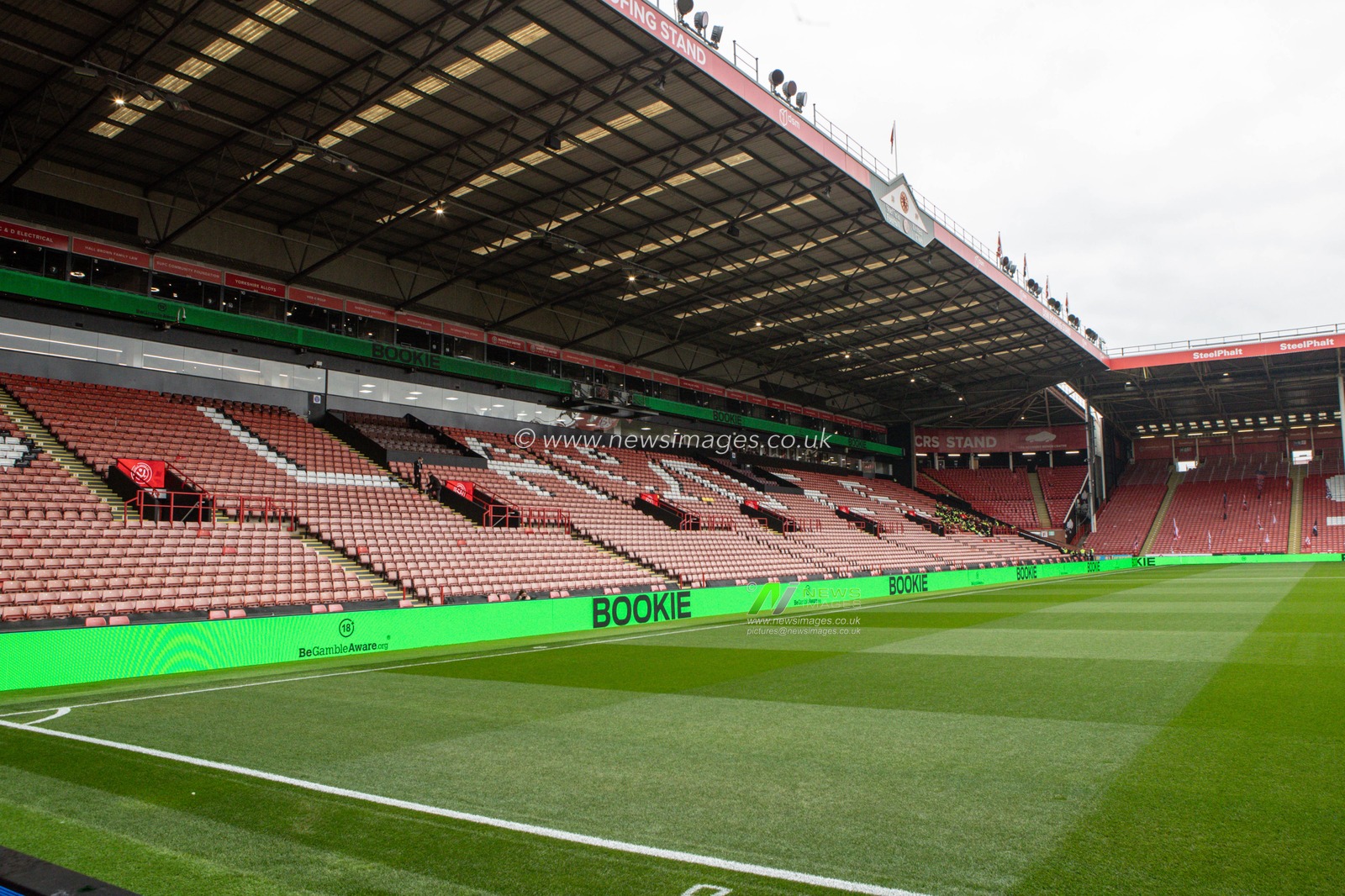 A general view of Bramall Lane ahead of the Sky Bet Championship match Sheffield United vs Watford at Bramall Lane, Sheffield, United Kingdom, 18th October 2025

(Photo by Richard Bierton/News Images)